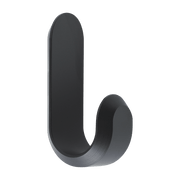 2 patères en aluminium noir Curve Matt noir - Normann Copenhagen - The Cool Republic