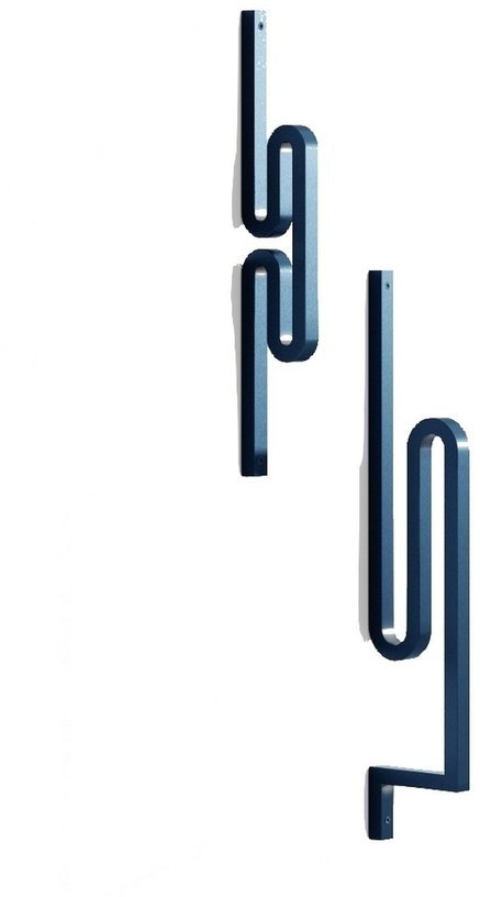 2 Patères graphiques bleu Zag - La Chance - The Cool Republic