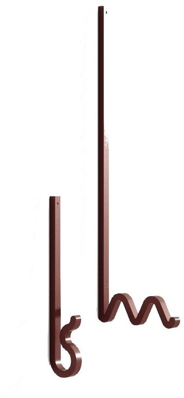 2 Patères graphiques rouge Zag - La Chance - The Cool Republic