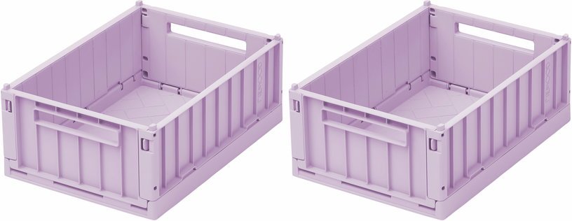 2 petites boites de rangement lavande Weston Storage Box - Liewood - The Cool Republic