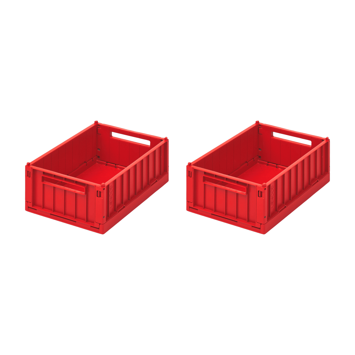 2 petites boites de rangement rouges Weston Storage Box - Liewood - The Cool Republic