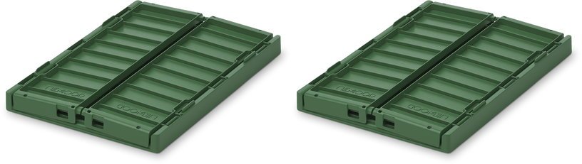2 petites boites de rangement vert jardin Weston Storage Box - Liewood - The Cool Republic