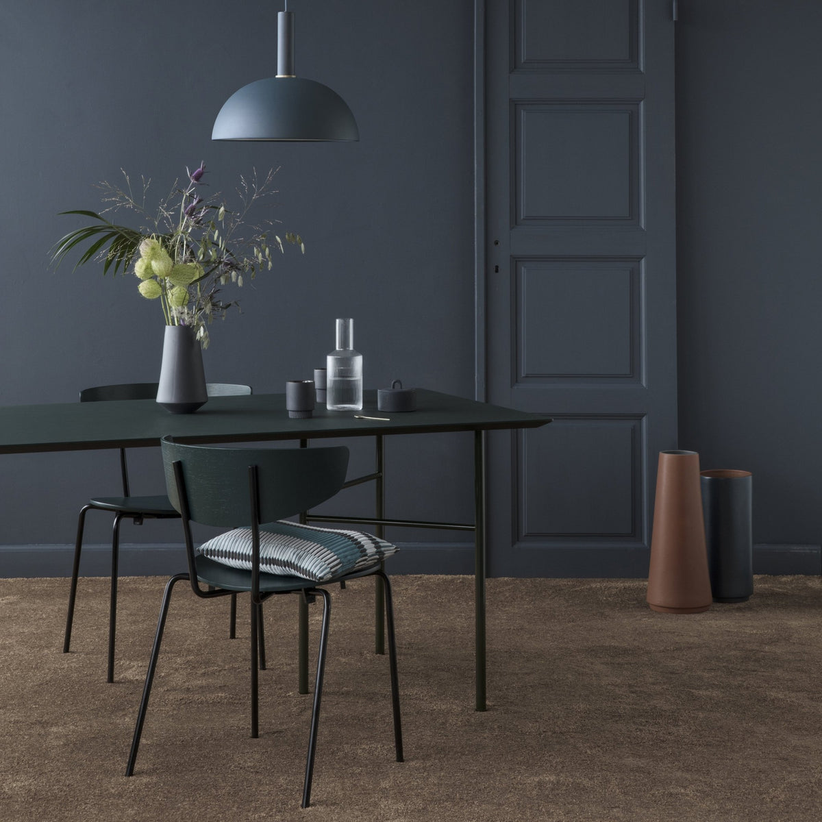 2 Pieds de table noirs W68 Mingle - Ferm Living - The Cool Republic
