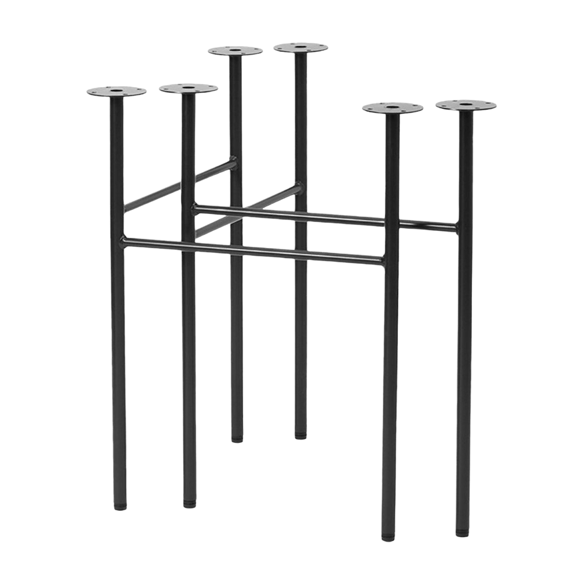 2 Pieds de table noirs W68 Mingle - Ferm Living - The Cool Republic