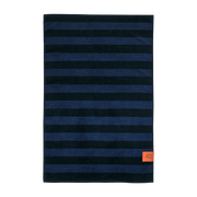 2 Serviettes rayées bleu et noir 35 x 55 cm Aros - Mette Ditmer - The Cool Republic