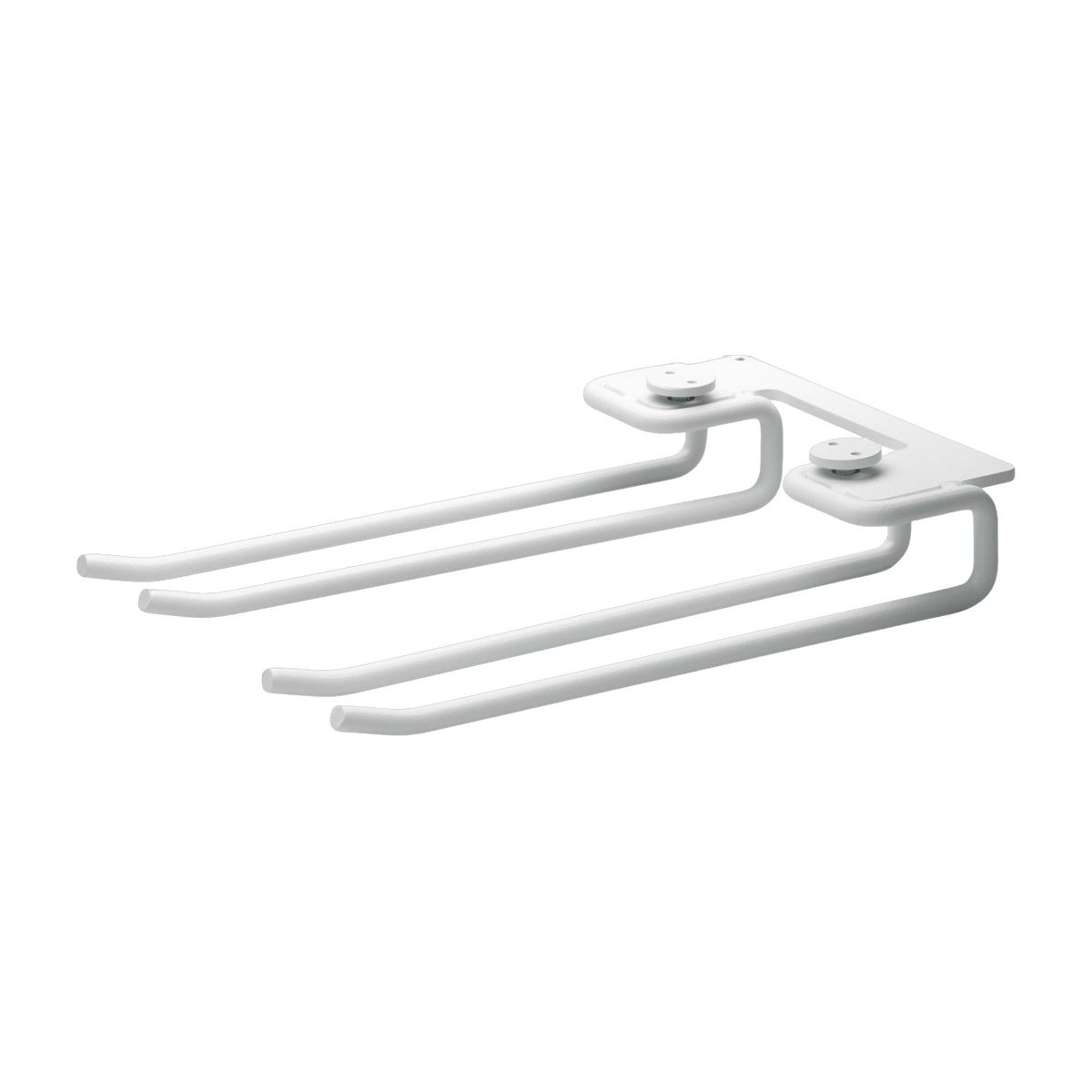 2 white steel cup holders 20 cm - String - The Cool Republic