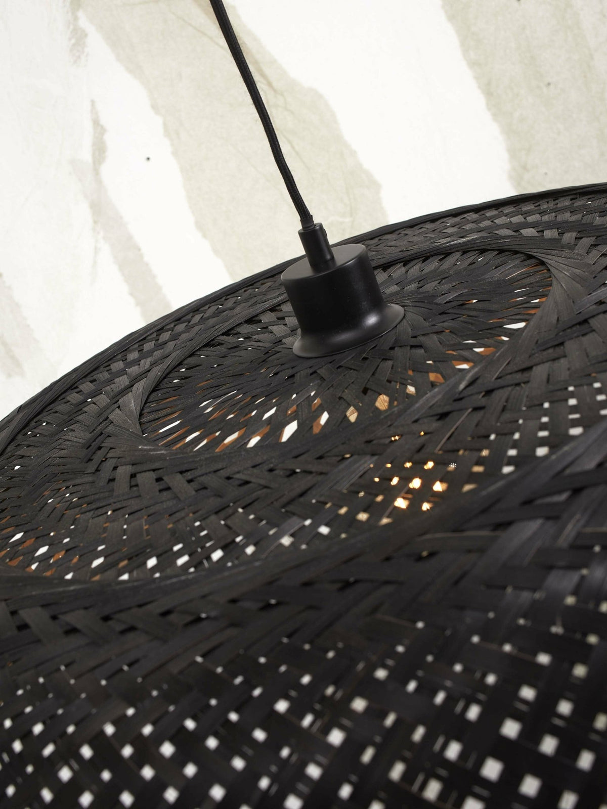 2 Suspensions en bambou noir et naturel 60/40 cm Ubud - Good & Mojo - The Cool Republic
