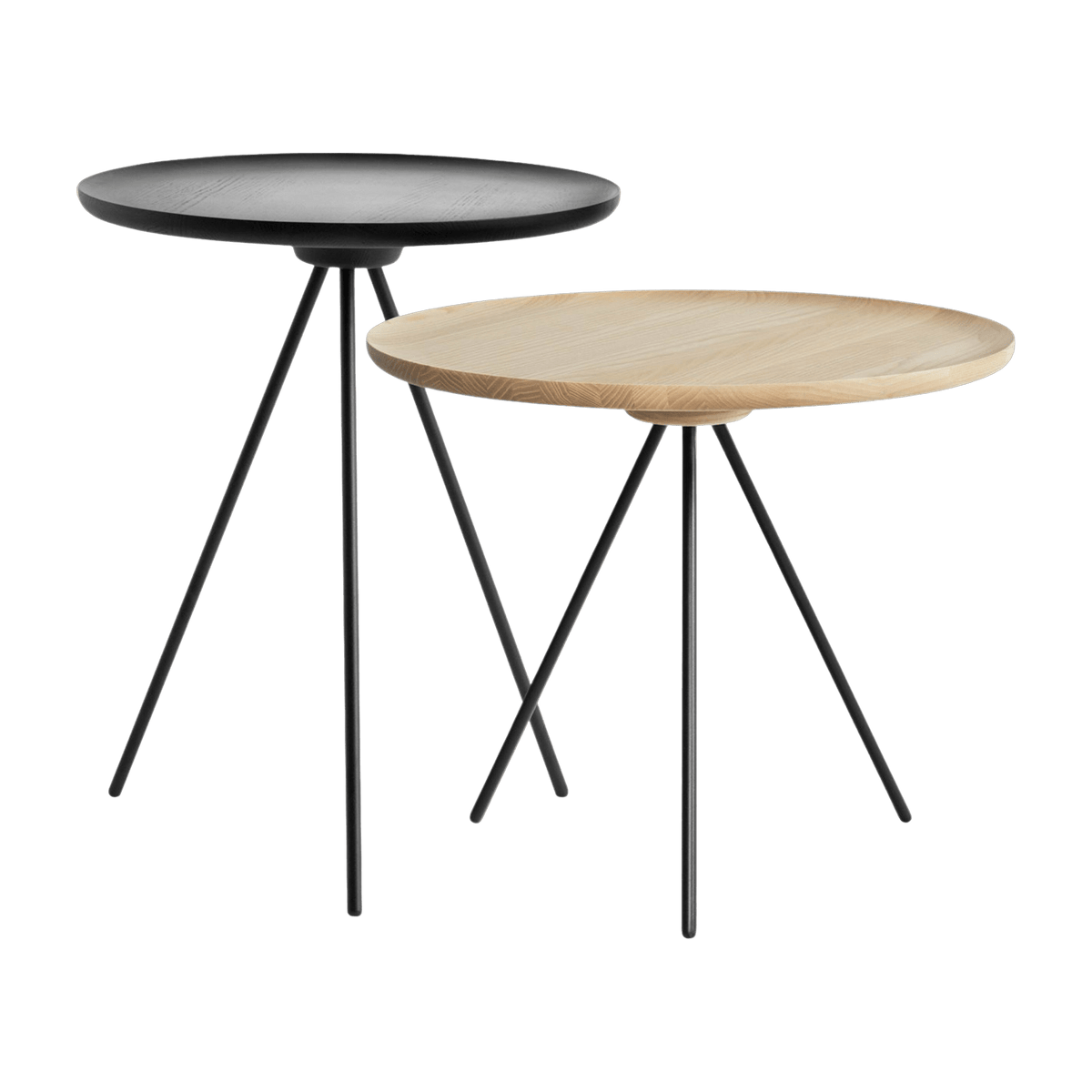 2 tables basses en frêne Black&Ash Key - Hem - The Cool Republic