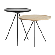 2 tables basses en frêne Black&Ash Key - Hem - The Cool Republic
