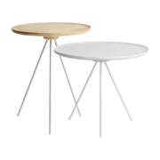 2 tables d'appoint en frêne Ash&White Key - Hem - The Cool Republic