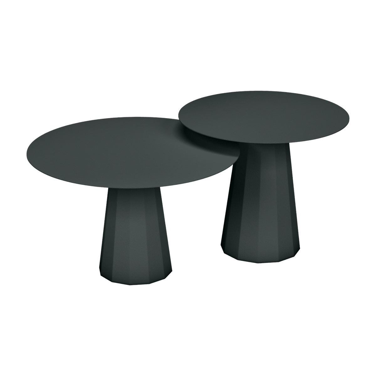 2 Tables gigognes anthracite Ankara - Matière Grise - The Cool Republic