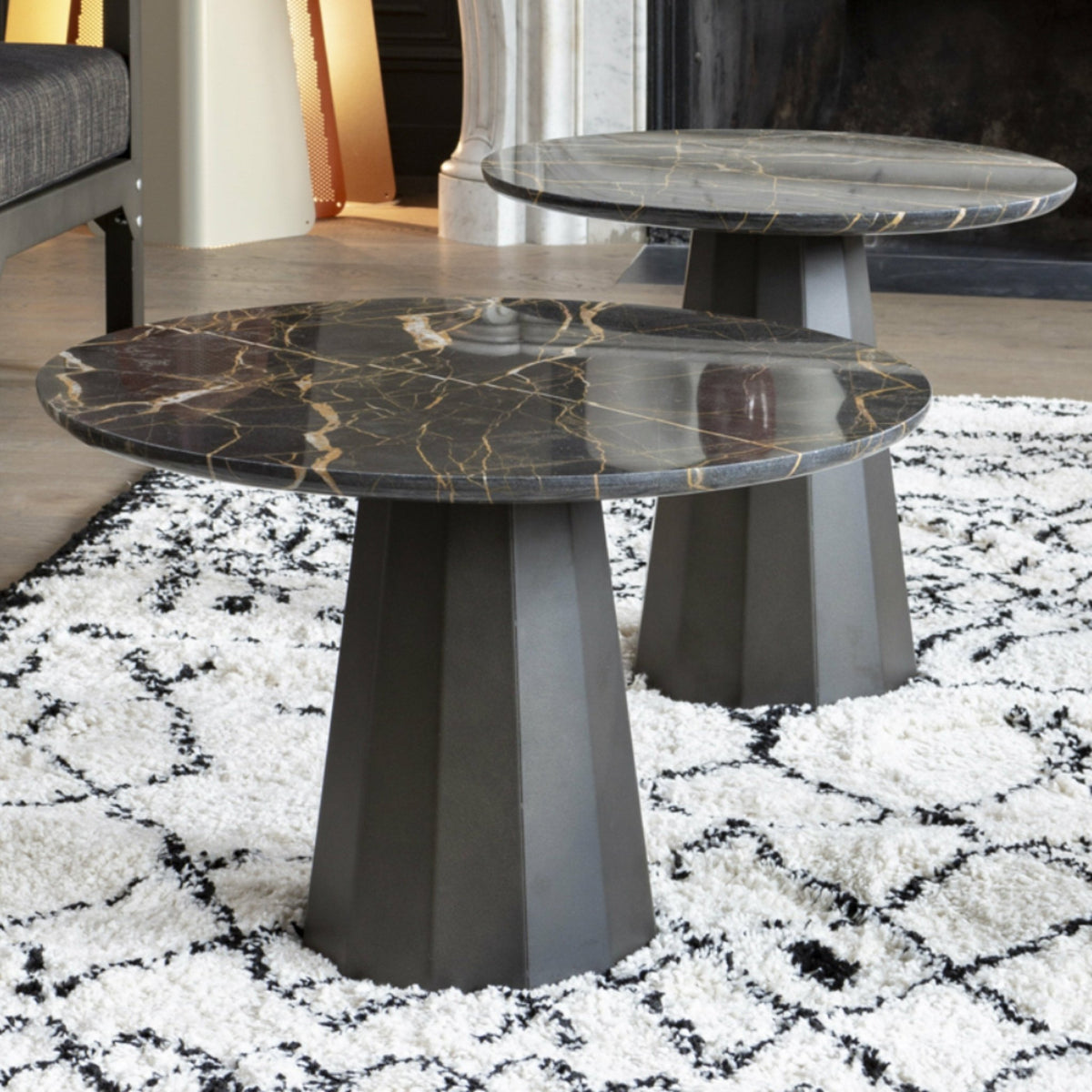 2 Tables gigognes anthracite Ankara - Matière Grise - The Cool Republic