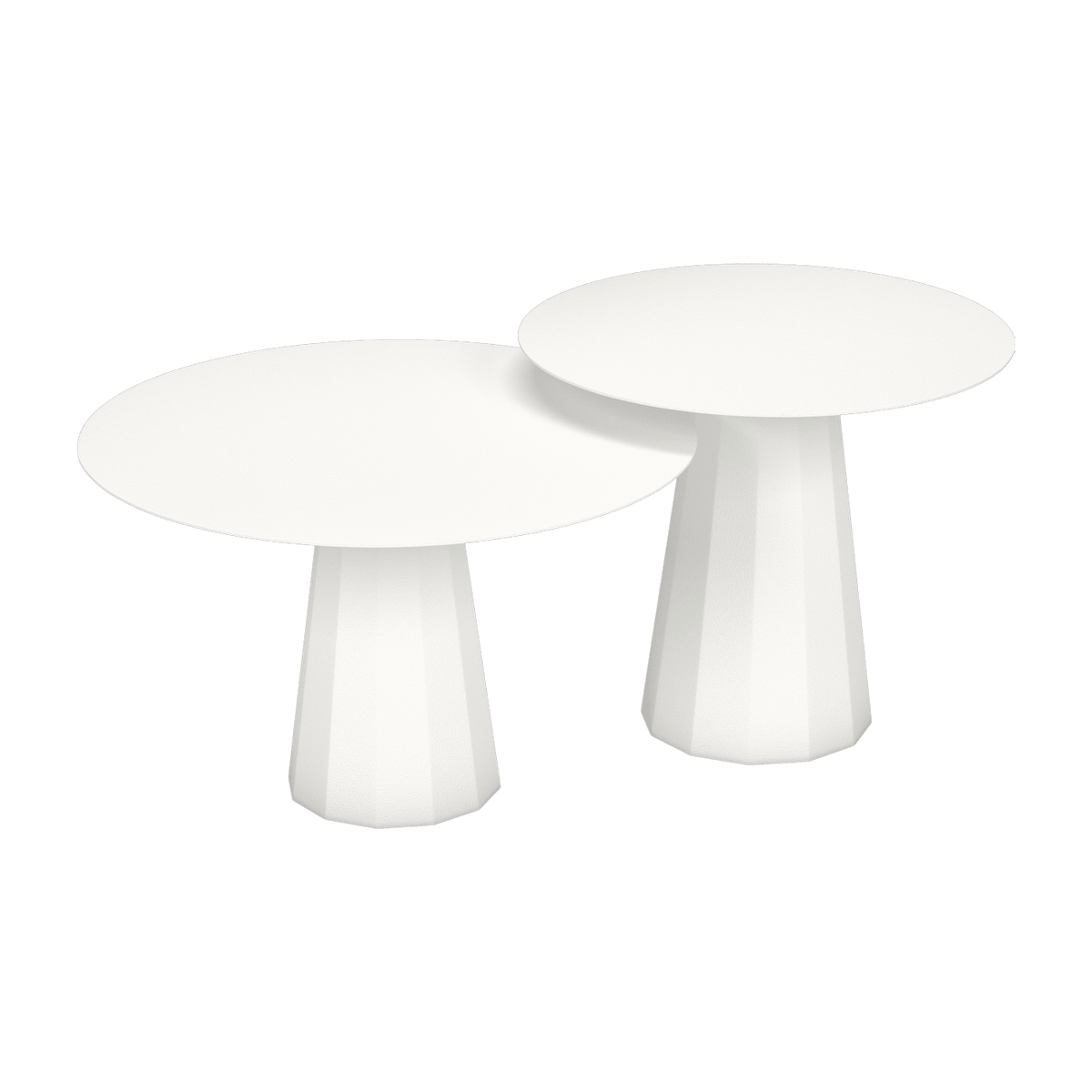 2 Tables gigognes blanc Ankara - Matière Grise - The Cool Republic