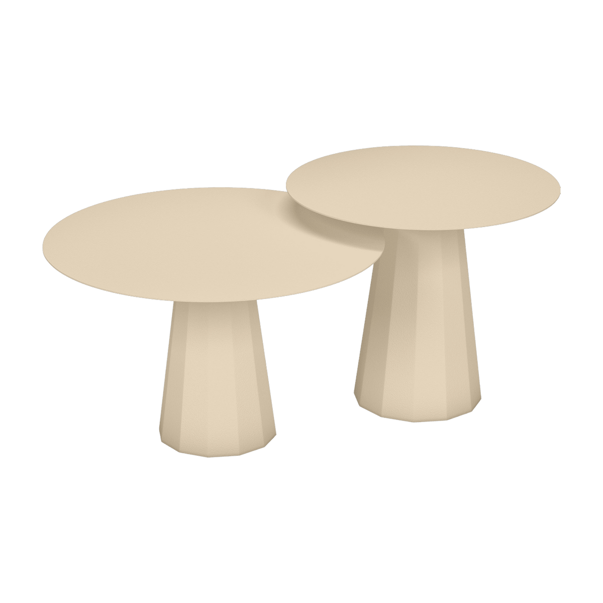 2 Tables gigognes crème Ankara - Matière Grise - The Cool Republic