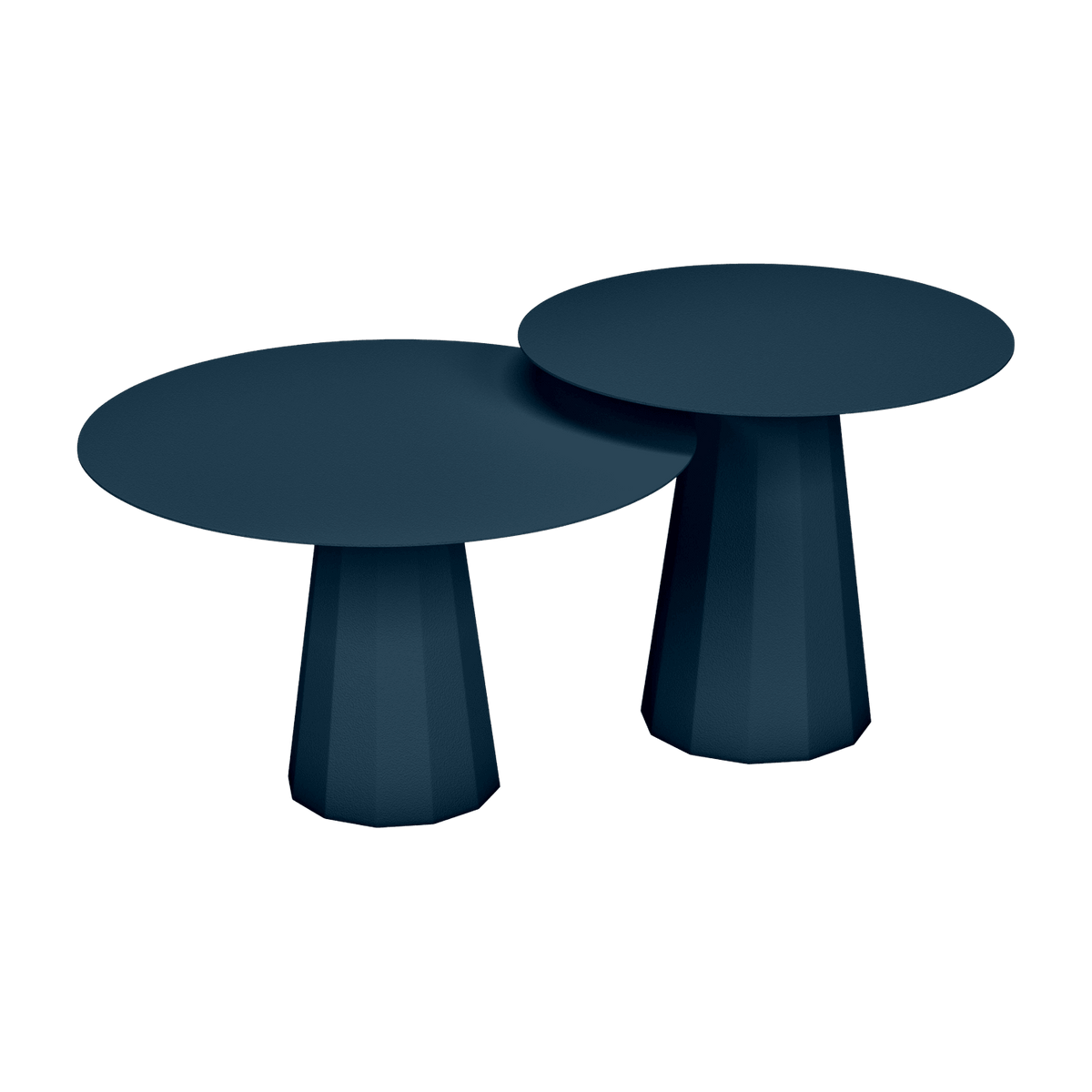 2 Tables gigognes denim Ankara - Matière Grise - The Cool Republic