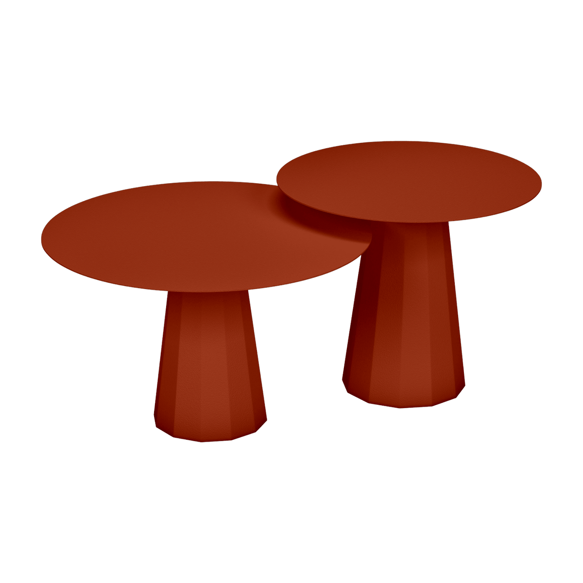 2 Tables gigognes terracotta Ankara - Matière Grise - The Cool Republic