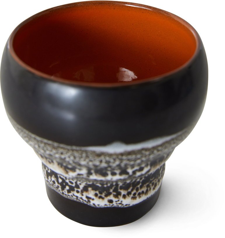 2 Tasses à café lungo en céramique Basalte Vaisselle 70's - HKliving - The Cool Republic