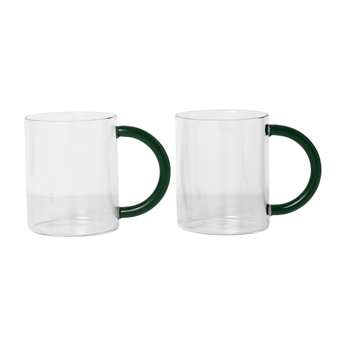 2 Tasses en verre soufflé transparent Still - Ferm Living - The Cool Republic