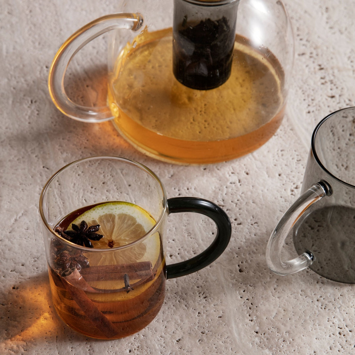 2 Tasses en verre soufflé transparent Still - Ferm Living - The Cool Republic