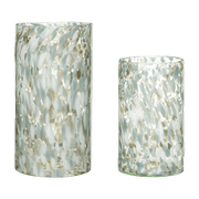 2 vases en verre Libra - Hübsch - The Cool Republic