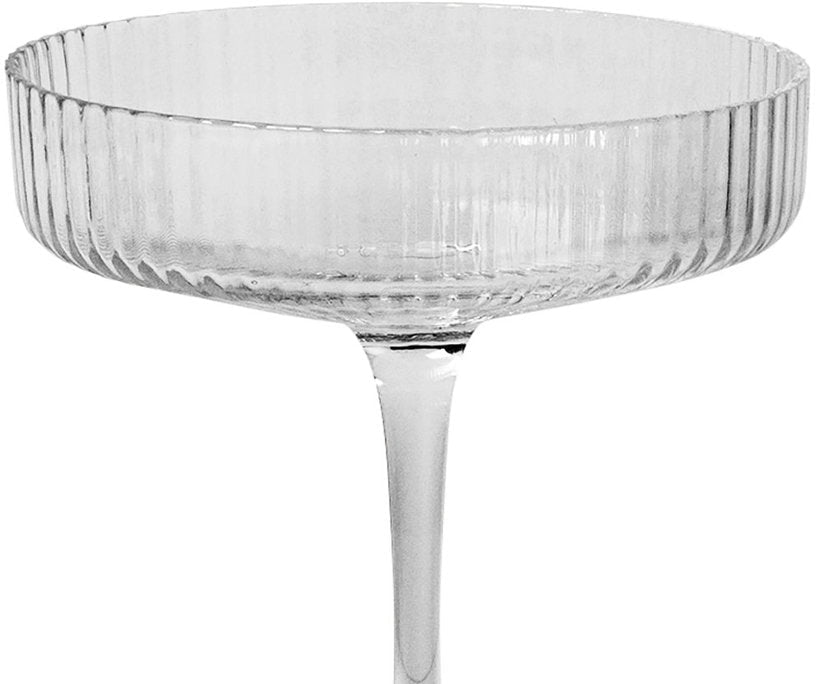 2 Verres à champagne Ripple - Ferm Living - The Cool Republic