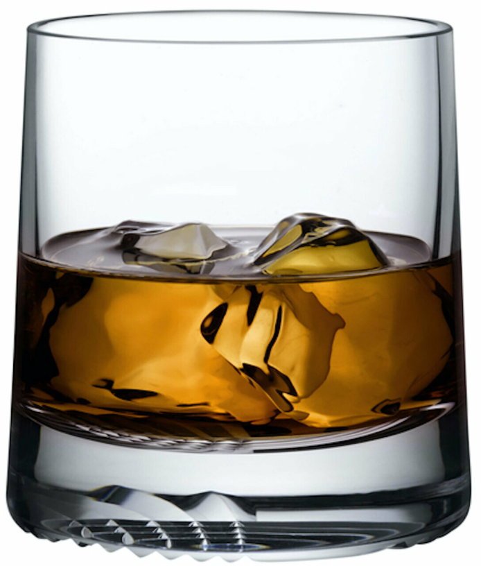 2 Verres à whisky en cristal sans plomb 26 Cl Alba Sof - Nude Glass - The Cool Republic