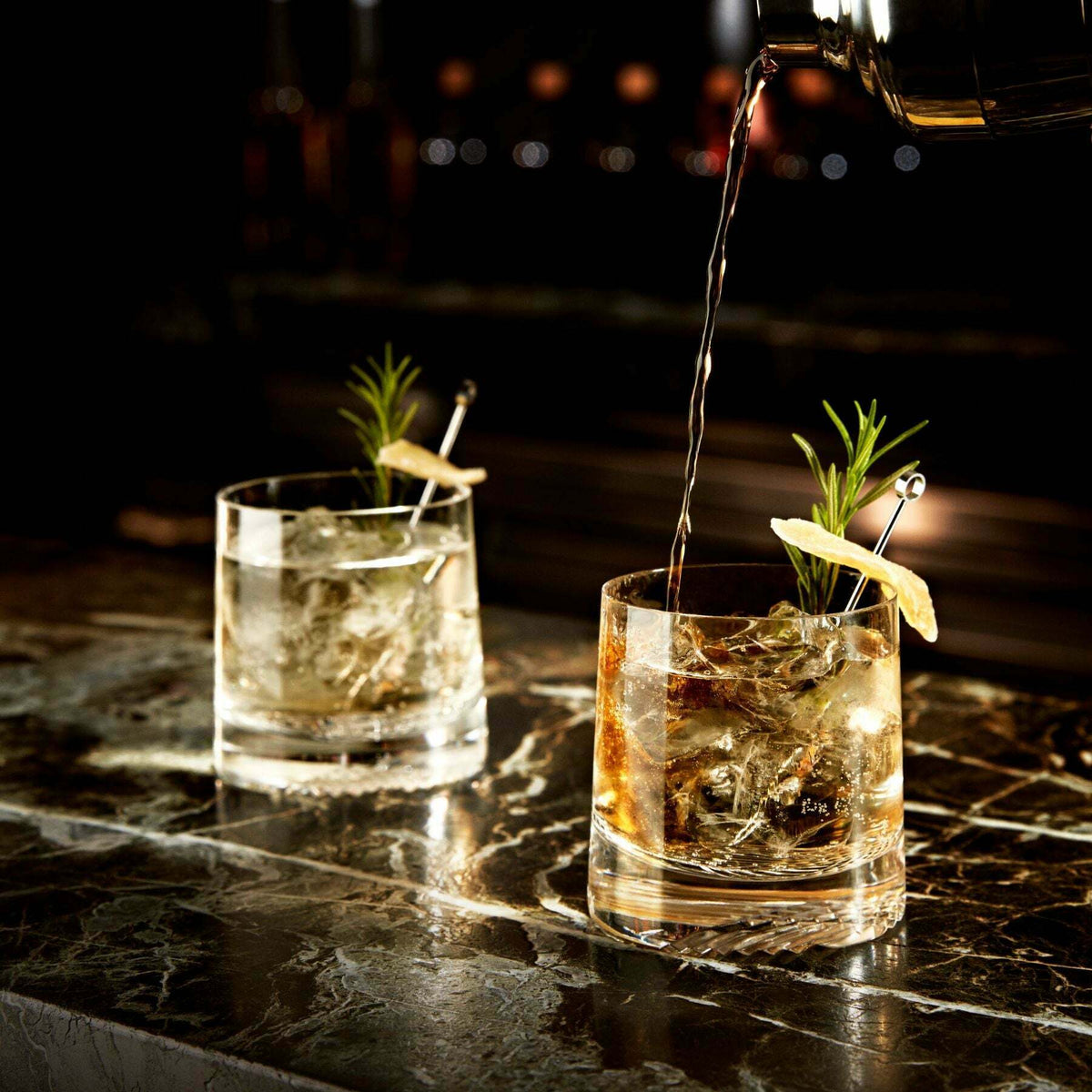 2 Verres à whisky en cristal sans plomb 26 Cl Alba Sof - Nude Glass - The Cool Republic