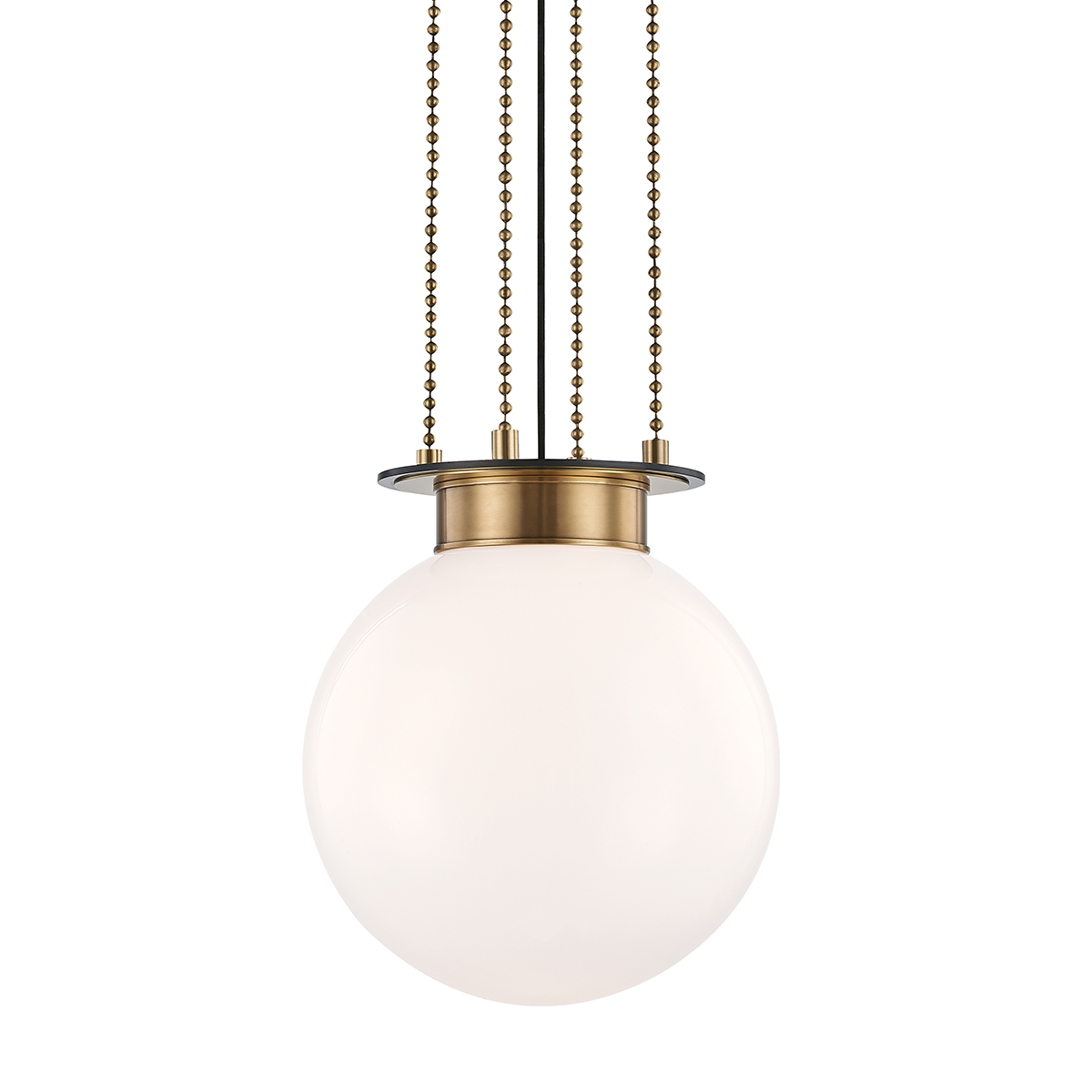 Suspension en laiton laiton vieilli et bronze ancien 36x39cm Gunther - Hudson Valley Lighting