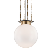 Suspension en laiton laiton vieilli et bronze ancien 43x47cm Gunther - Hudson Valley Lighting