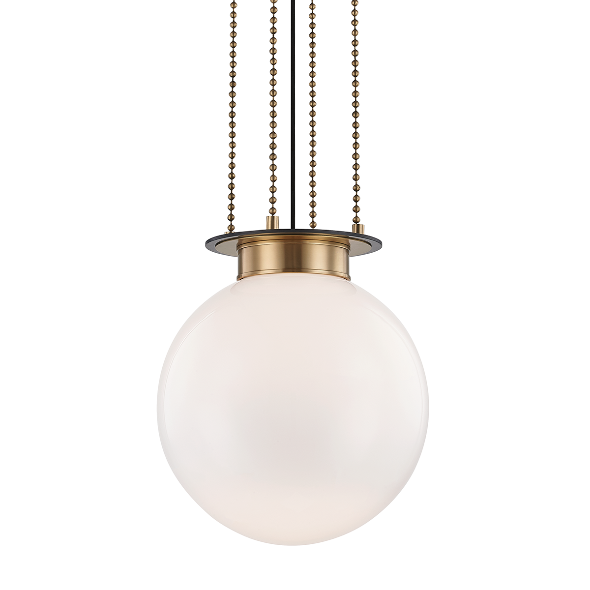 Suspension en laiton laiton vieilli et bronze ancien 43x47cm Gunther - Hudson Valley Lighting