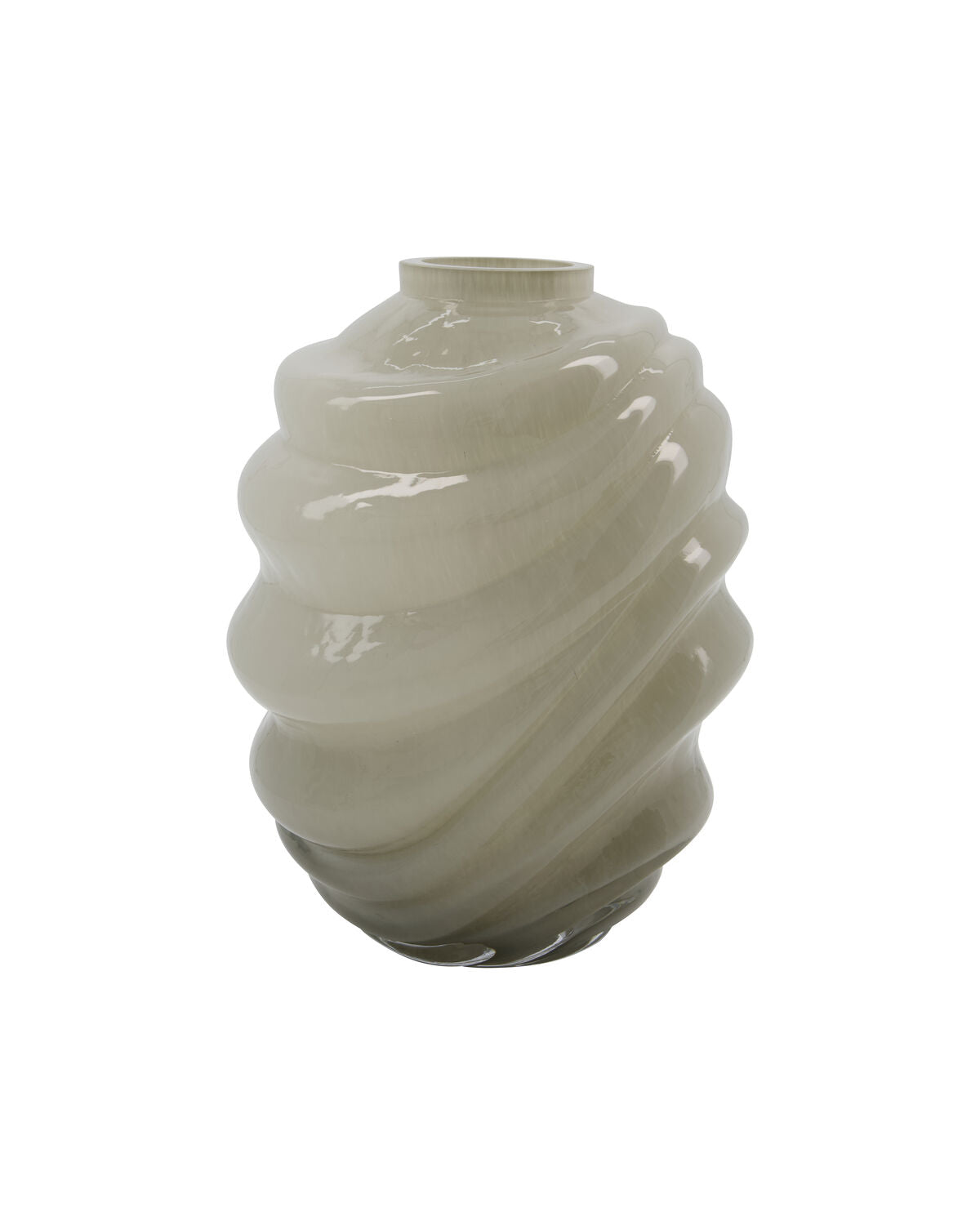 Light gray glass vase Desert - House Doctor