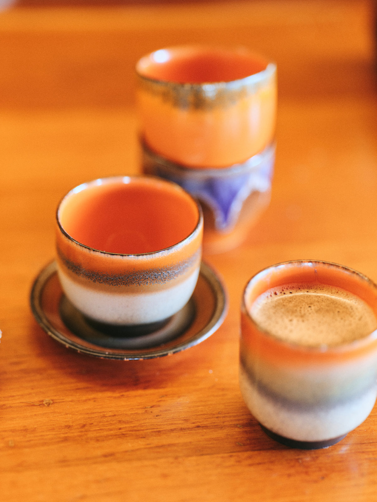 Stoneware saucer Saucer Dark Roast - HKLIVING