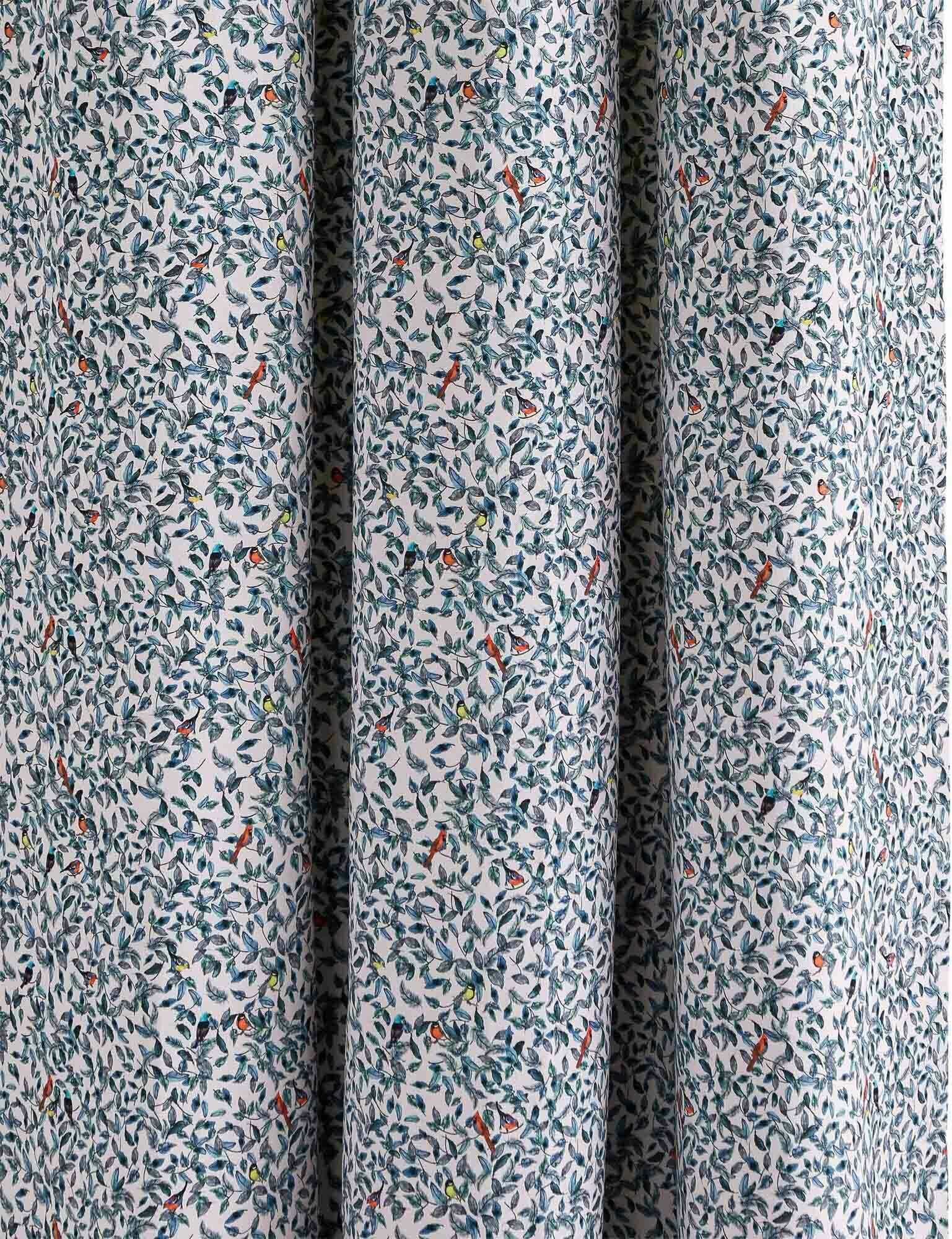 Rideau À Oeillets Adelaïde Blanc Rosé Et Bleu - Madura — 211445.jpg
