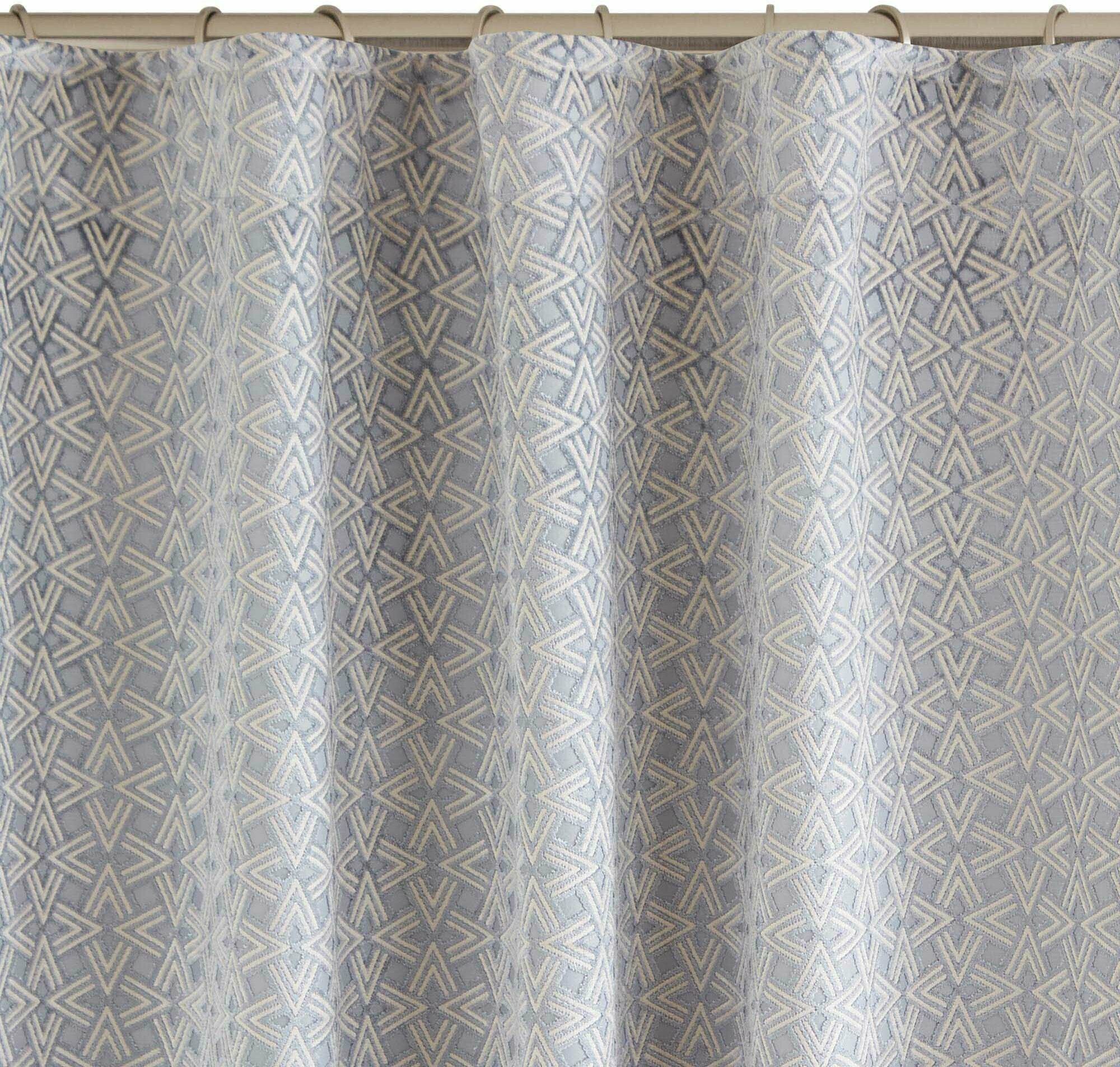 Rideau À Ruban Fronceur Oscar Gris Et Blanc - Madura — 211729.jpg