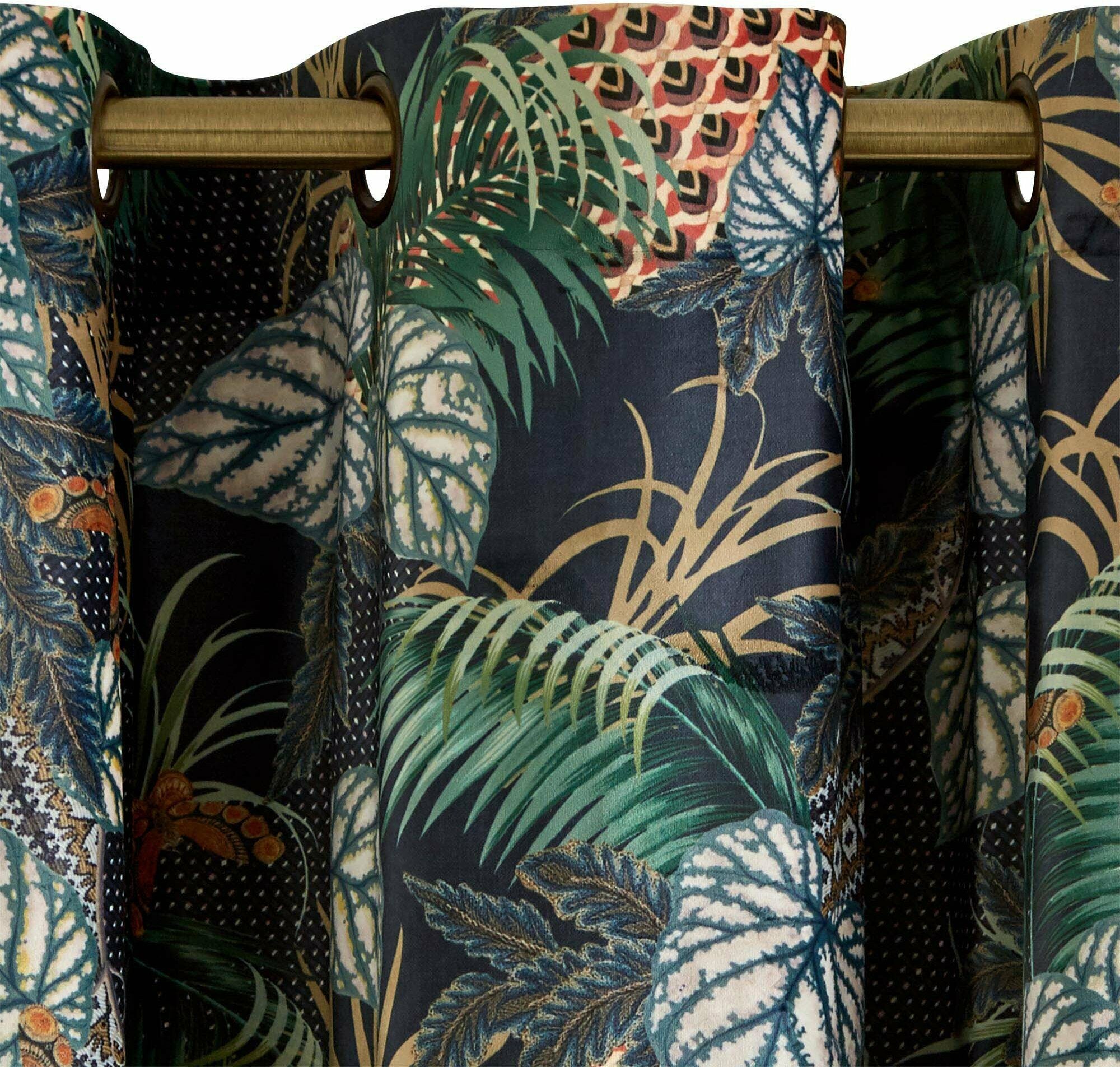 Rideau À Oeillets Dorés Gualpa Multicolore - Madura — 212361.jpg