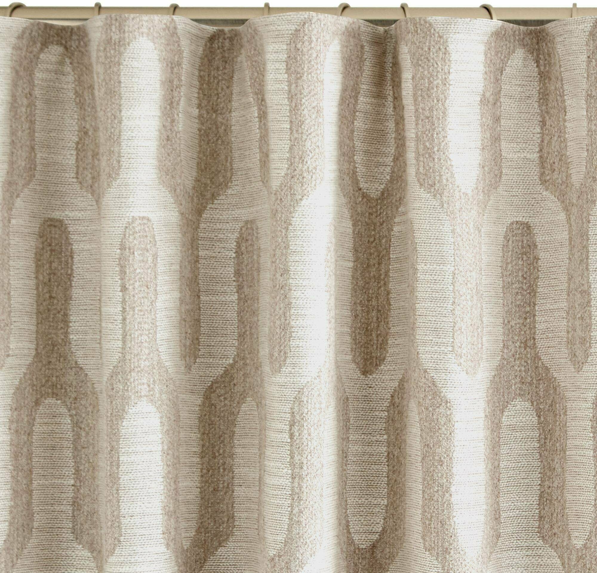 Rideau À Ruban Fronceur Marcus Beige Doré - Madura — 212434.jpg