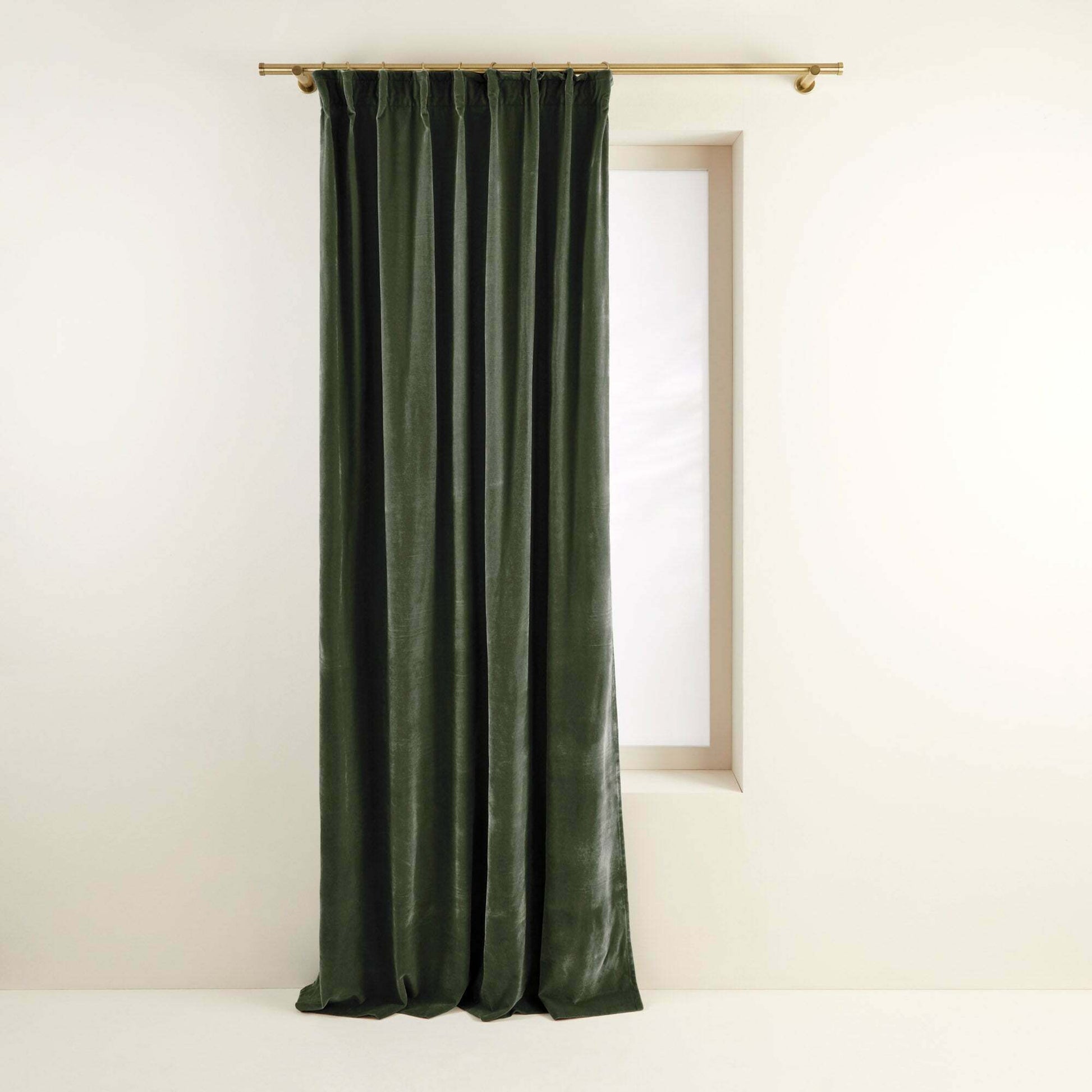 Rideau À Ruban Fronceur Dario Vert Kaki - Madura — 212463.jpg