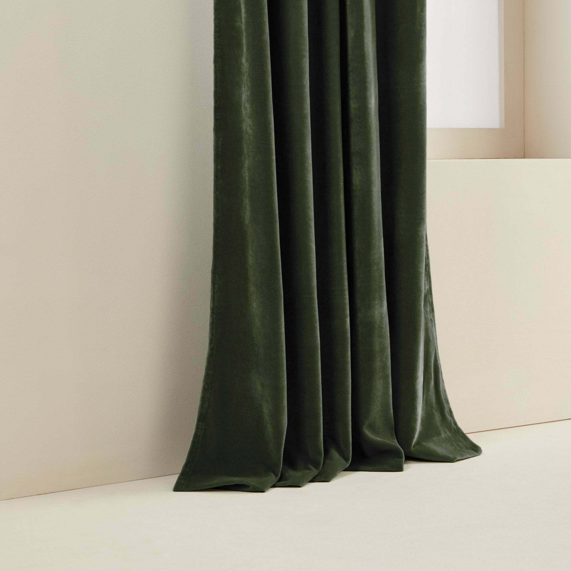 Rideau À Ruban Fronceur Dario Vert Kaki - Madura — 212465.jpg