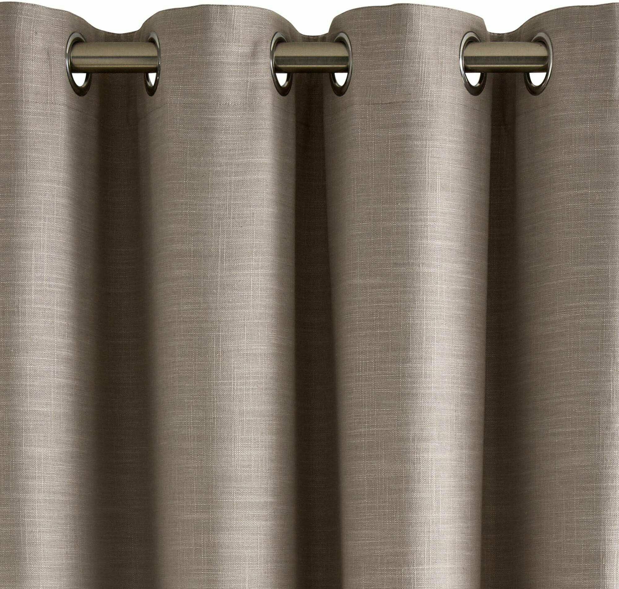 Rideau Oeillets Doublé Occultant Bellavista Taupe - Madura — 212706.jpg