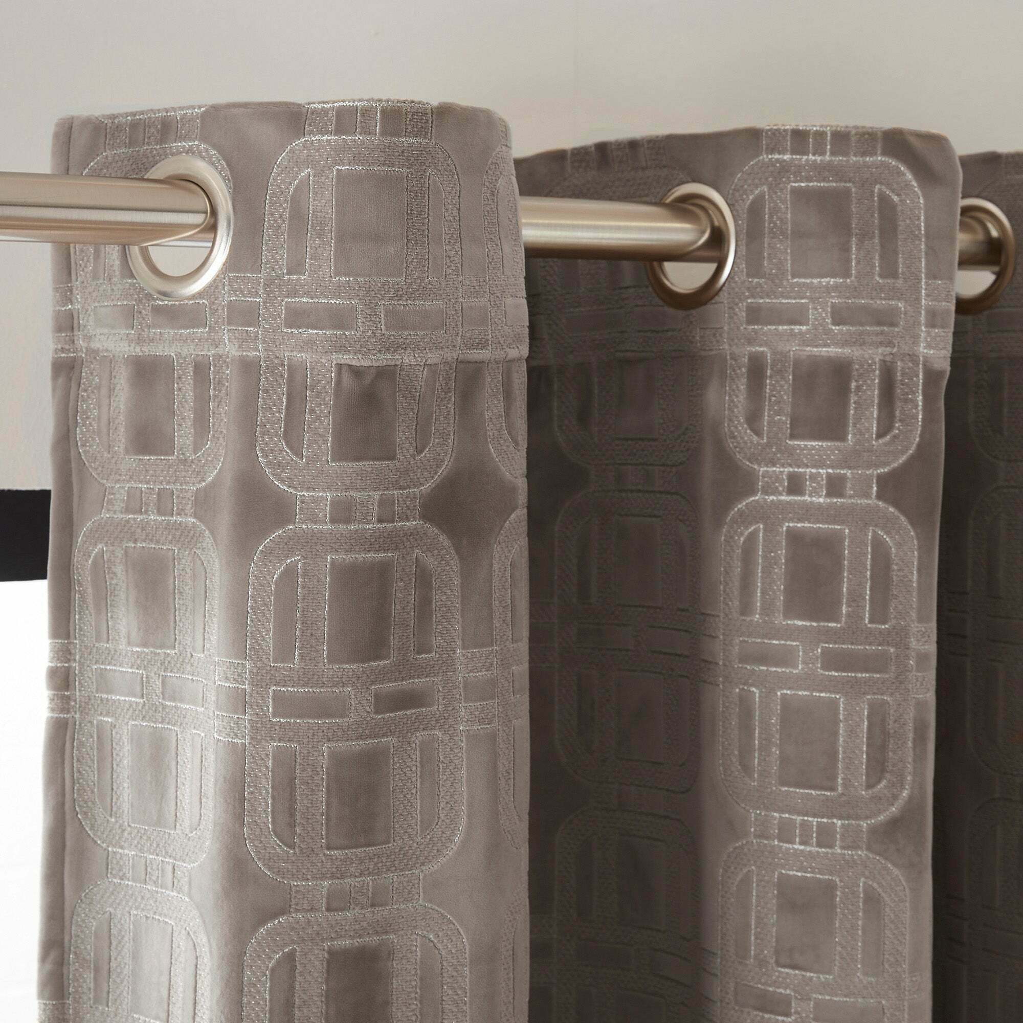 Rideau À Oeillets Balthazar Taupe - Madura — 213058.jpg