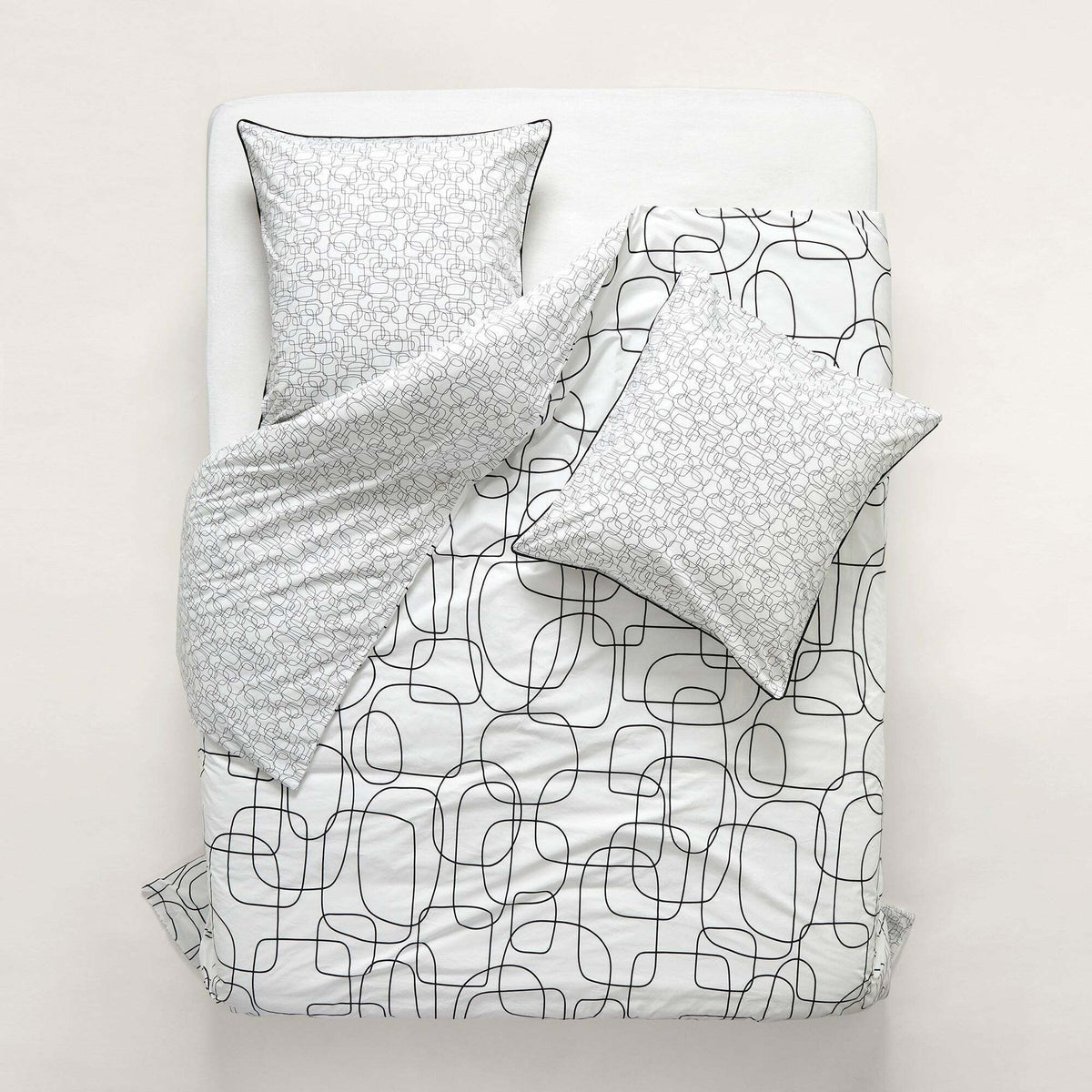 Housse De Couette Ariana Blanc Et Noir - Madura — 213443.jpg