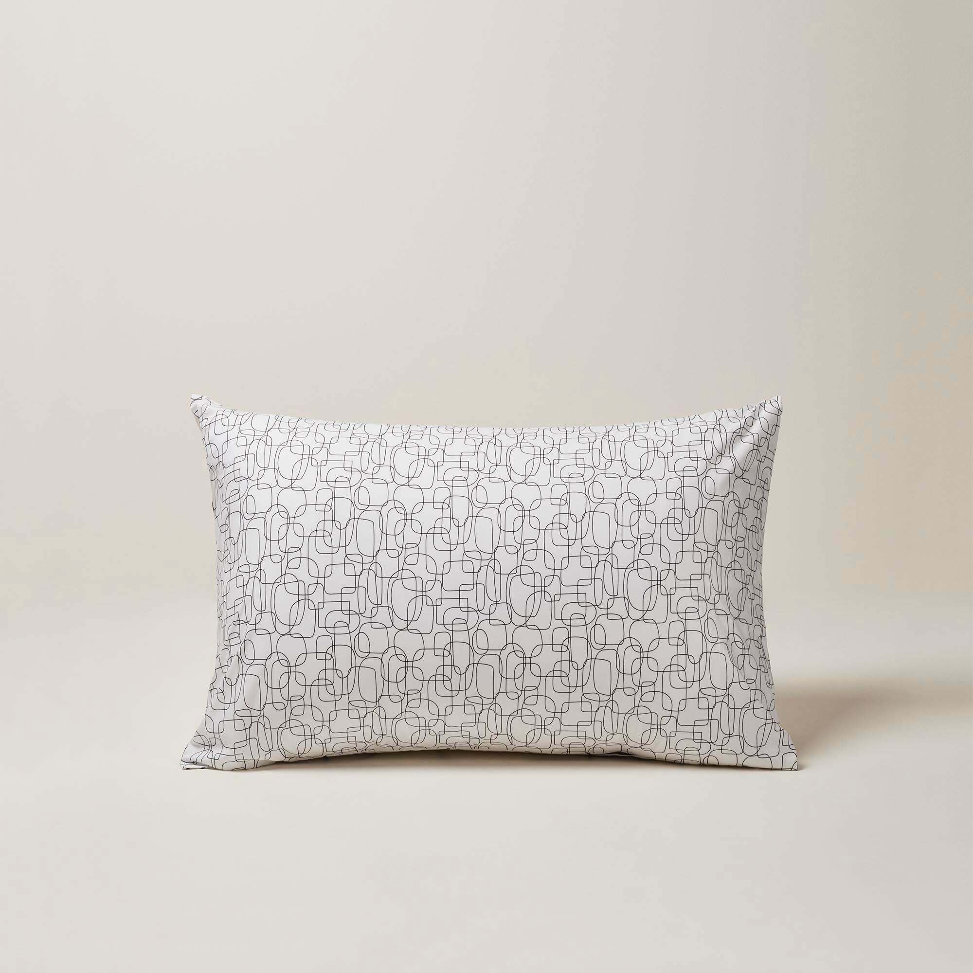 Lot De 2 Taies D'oreiller Ariana Blanc Et Gris - Madura — 213457.jpg