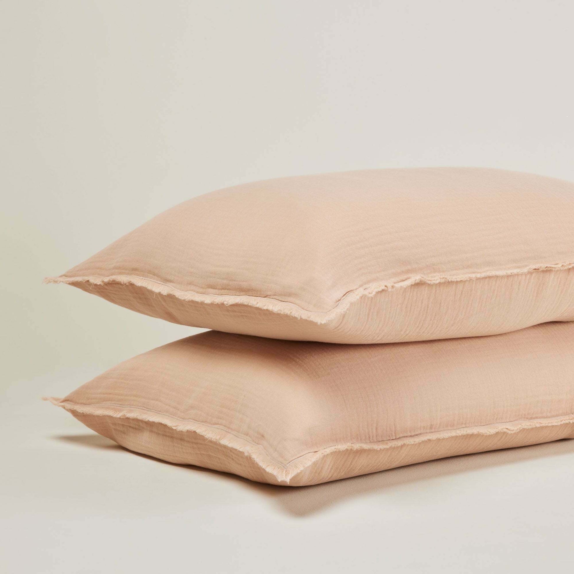 Lot De 2 Taies D'oreiller Lou Rose Pêche - Madura — 213515.jpg