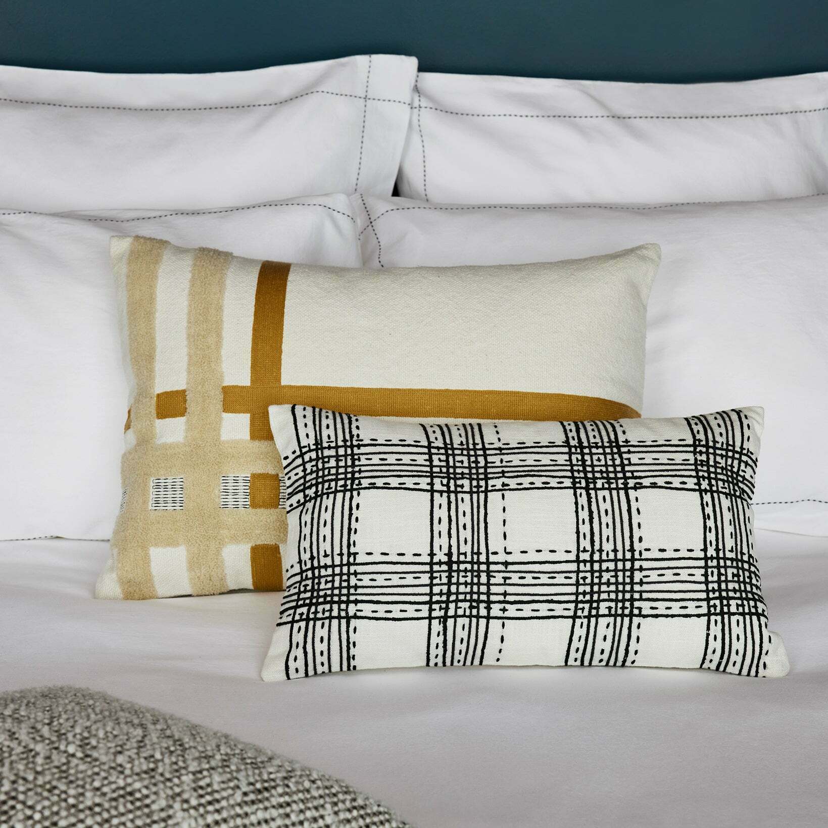 Housse De Couette Anouk Blanc Et Noir - Madura — 213616.jpg