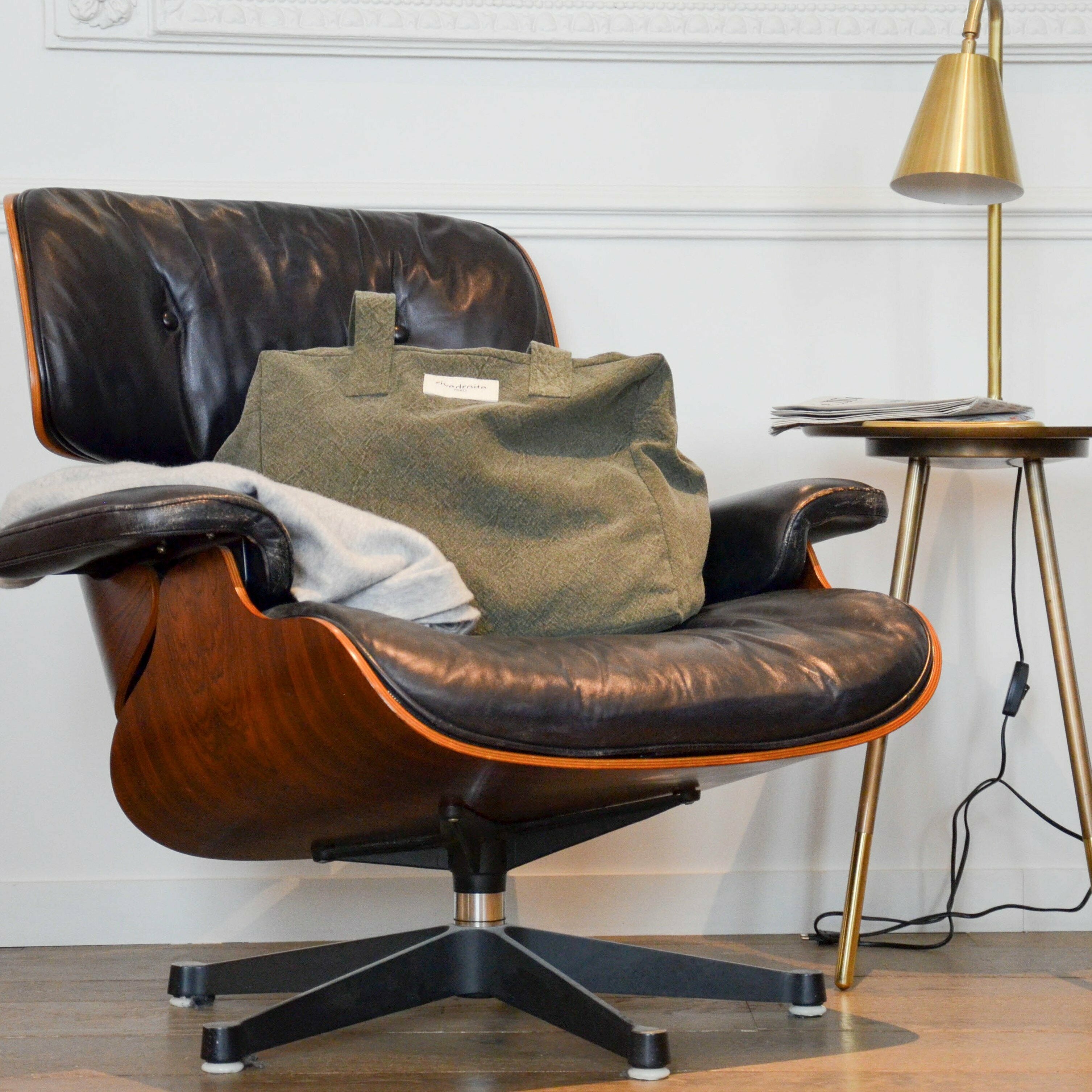 Sac 24H kaki en coton recyclé Célestins - Rive Droite Paris — 217230.jpg