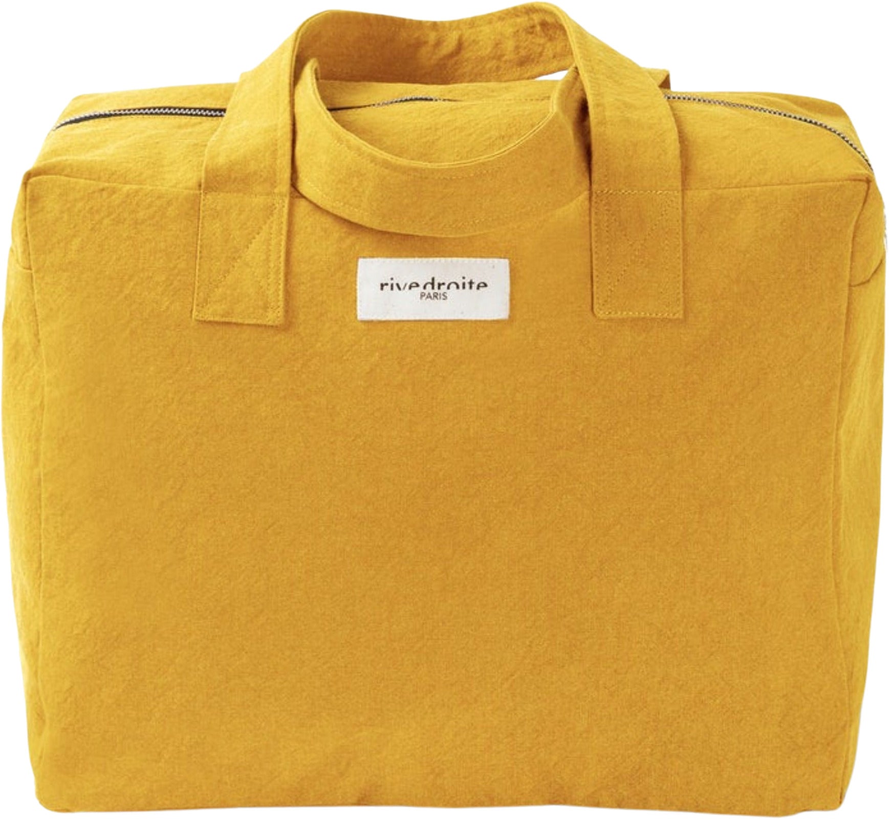 Sac 24H moutarde en coton recyclé Célestins - Rive Droite Paris — 217233.jpg