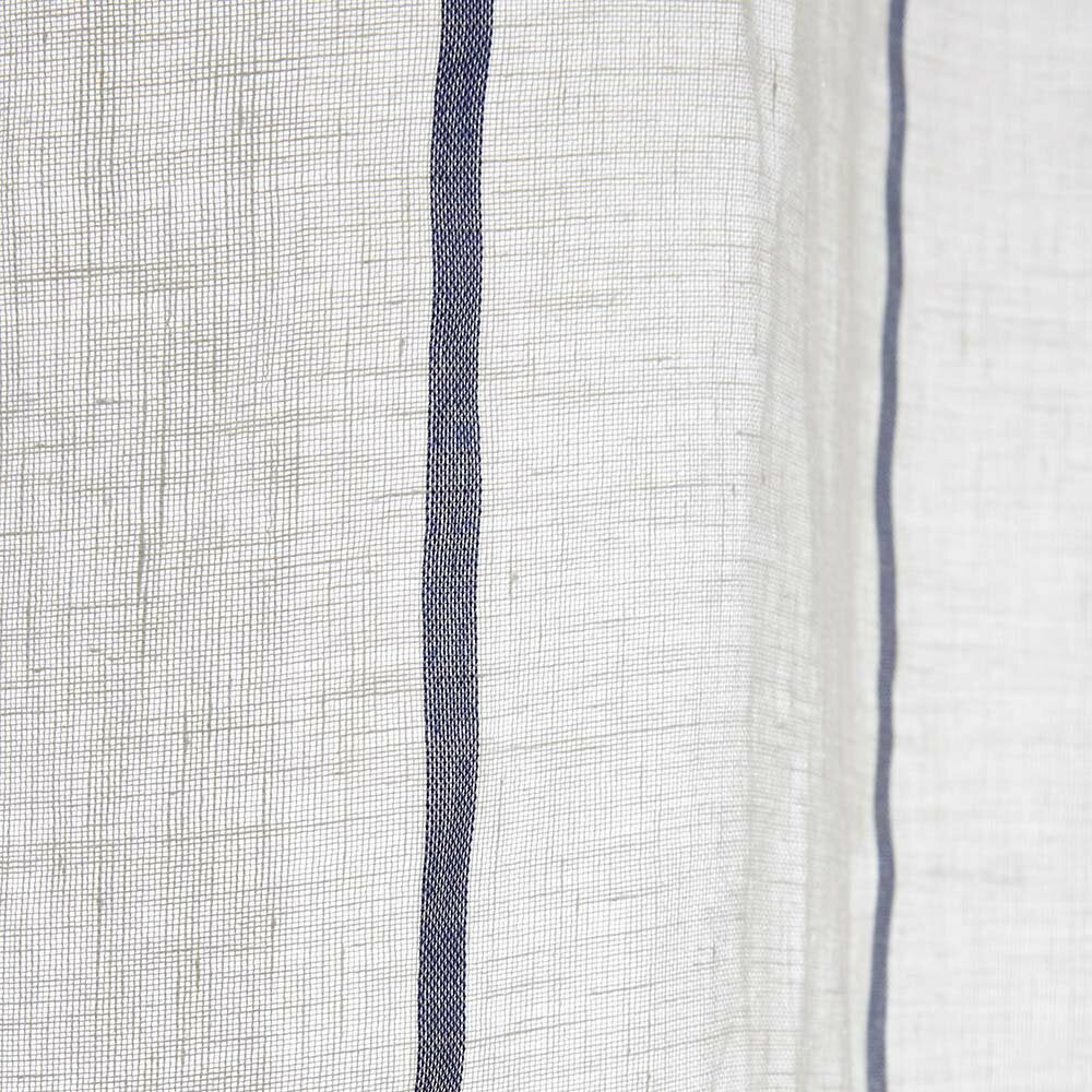 Voilage À Oeillets Heraklion Blanc Et Bleu - Madura — 217720.jpg