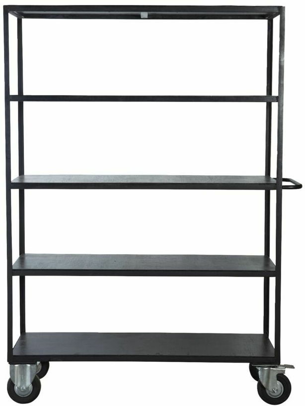 chariot-en-bois-de-manguier-design-noir-house-doctor-2