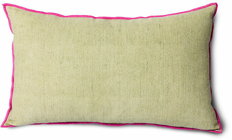 coussin-vert-lisere-rose-50-x-30-cm-mansion-hkliving-1