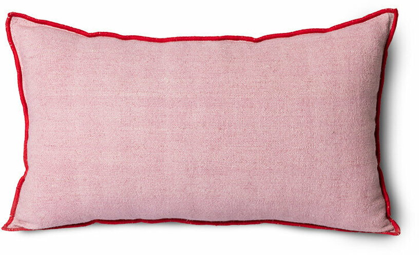 coussin-rose-lisere-rouge-50-x-30-cm-coton-candy-hkliving-1